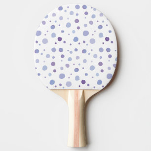 Süße organische Pinselstrich-Punkt-Kunst Tischtennis Schläger