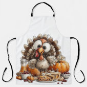 SÜSSE ORIGINELLE HERBST THANKSGIVING PUTER SCHÜRZE (Vorderseite)