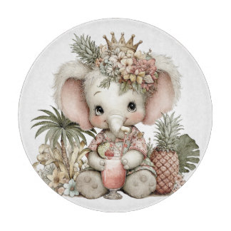 SÜSSE ORIGINELLE SOMMER-THEMEN BABY-ELEFANT SCHNEIDEBRETT