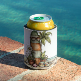 SÜSSE ORIGINELLE SOMMER-TROPEN-STRANDSZENE DOSENKÜHLER