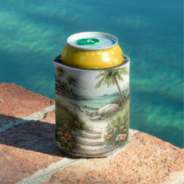 SÜSSE ORIGINELLE SOMMERSTRANDSZENE DOSENKÜHLER
