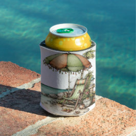 SÜSSE ORIGINELLE SOMMERSTRANDSZENE DOSENKÜHLER