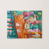 Süße Oster-Eier-Fabrik Puzzle (Horizontal)