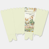Süße Oster-Popcorn-Geschenkbox mit Häschen Geschenkschachtel (Ungeklappt)