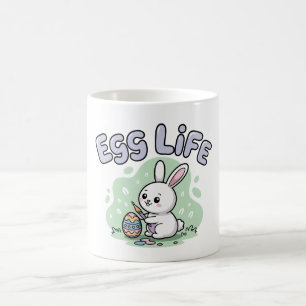 Süße Ostereier-Lebens-Hasen-Kunst Kaffeetasse