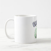 Süße Ostereier-Lebens-Hasen-Kunst Kaffeetasse (Links)