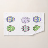 Süße Ostereier Muster Badehandtuch-Set Badhandtuch Set (Handtuch)