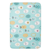 Süße Ostereier Muster Kawaii Pastell Eier Badematte (Vorderseite Vertikal)