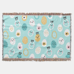 Süße Ostereier Muster Kawaii Pastell Eier Decke