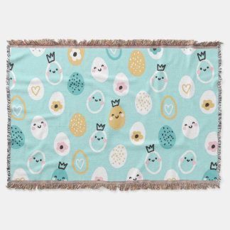 Süße Ostereier Muster Kawaii Pastell Eier Decke
