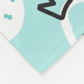 Süße Ostereier Muster Kawaii Pastell Eier Fleecedecke (Ecke)