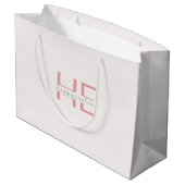 Süße Ostergeschenktasche Große Geschenktüte (Rückseite Schrägansicht)