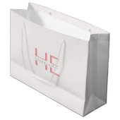 Süße Ostergeschenktasche Große Geschenktüte (Vorderseite Schrägansicht)