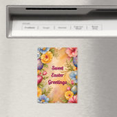 ~ SÜSSE OSTERGRÜSSE ~ Eier Blumen ~ Magnet (In Situ (Geschirrspüler))