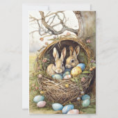 Süße Osterhasen-Ostereier  (Rückseite)