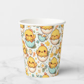 Süße Osterküken Papierbecher (Rückseite)