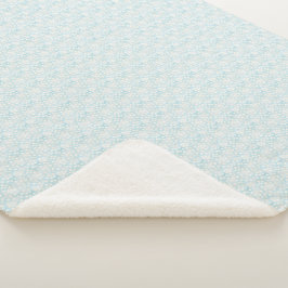 Süße Ostern Blaue Punkte Sherpa-Decke Sherpadecke