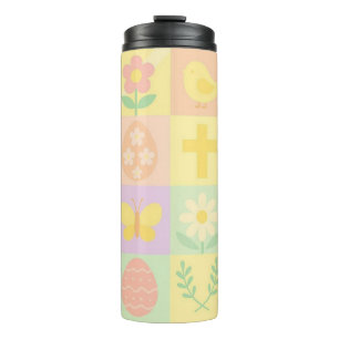 Süße Ostern-/Frühjahrsmuster Thermosbecher