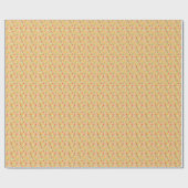 Süße Ostern/Frühling gemusterte Blumen Geschenkpapier (Flach)