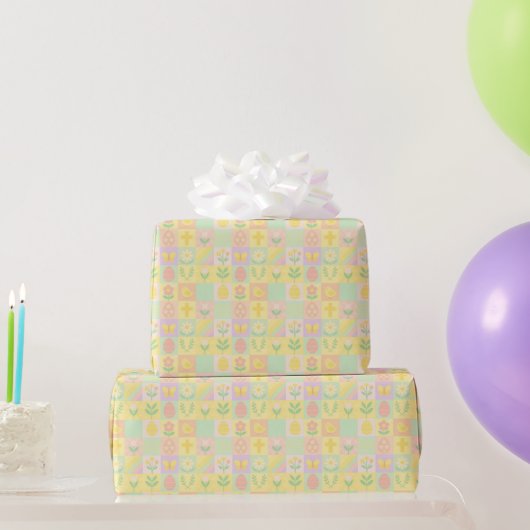 Süße Ostern-/Frühlingsmuster Geschenkpapier (Partygeschenke)
