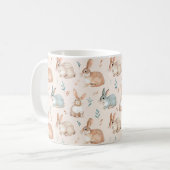 Süße Ostern Hasen Mug Wrap Kaffeetasse (Vorderseite Links)