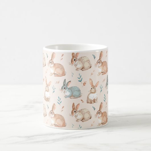 Süße Ostern Hasen Mug Wrap Kaffeetasse (Mittel)
