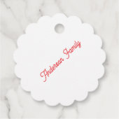 Süße Ostern Hasen Sammlung Geschenkanhänger (Rückseite)