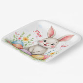Süße Ostern Hasen und Eier Moderne Kollektion Pappteller (Gewinkelt)