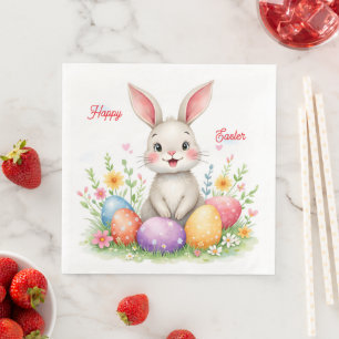 Süße Ostern Hasen und Eier Moderne Kollektion Serviette