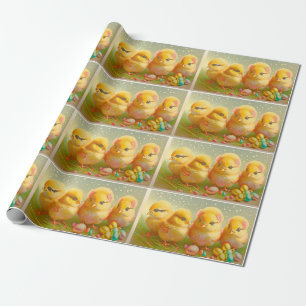 Süße Ostern Hühner Kollektion Geschenkpapier