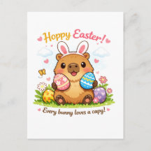 Süße Ostern Kapybara Eier Hasenohren