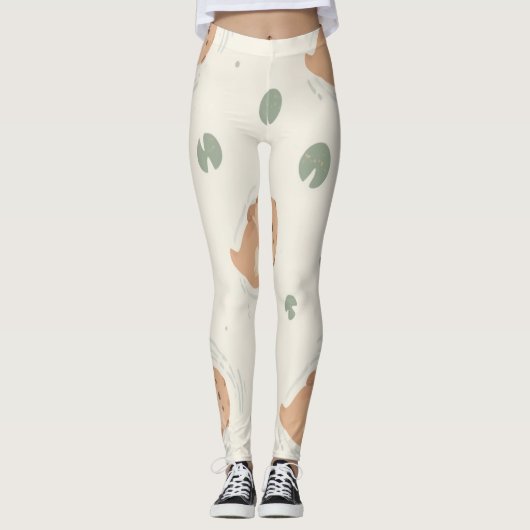 Süße Otter-Leggings Leggings (Vorderseite)