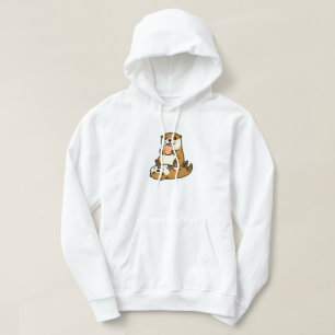 Süße Otter mit Lutscher Süße Cartoon-Tierkunst Hoodie