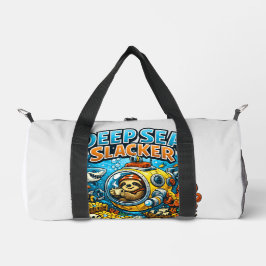 Süße Ozean-Abenteuer-Humor, Lustige Faultier-Tauch Duffle Bag