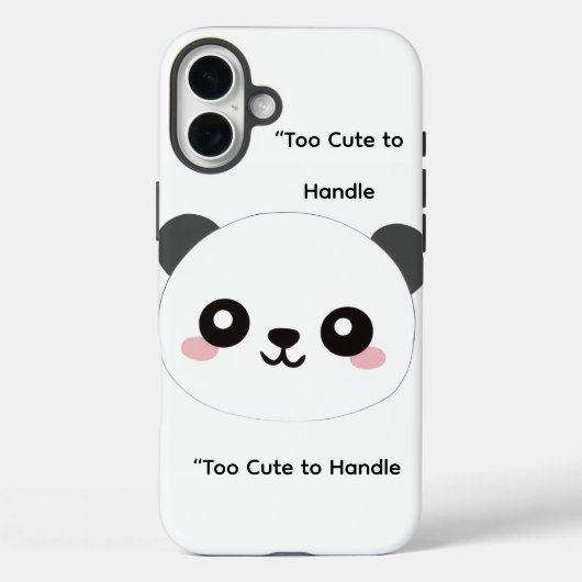 Süße Panda-Handyhülle Case-Mate iPhone Hülle (Rückseite)