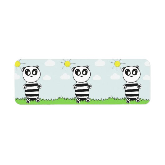 Süße Panda-Illustration (Vorne)