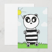 Süße Panda-Illustration (Vorne/Hinten)