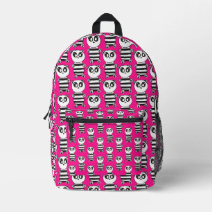 Süße Panda-Illustration Bedruckter Rucksack