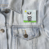 Süße Panda-Illustration Button (Beispiel)
