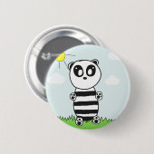 Süße Panda-Illustration Button (Vorne & Hinten)