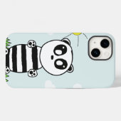 Süße Panda-Illustration Case-Mate iPhone Hülle (Rückseite (Horizontal))