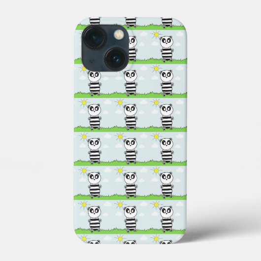 Süße Panda-Illustration Case-Mate iPhone Hülle (Rückseite)