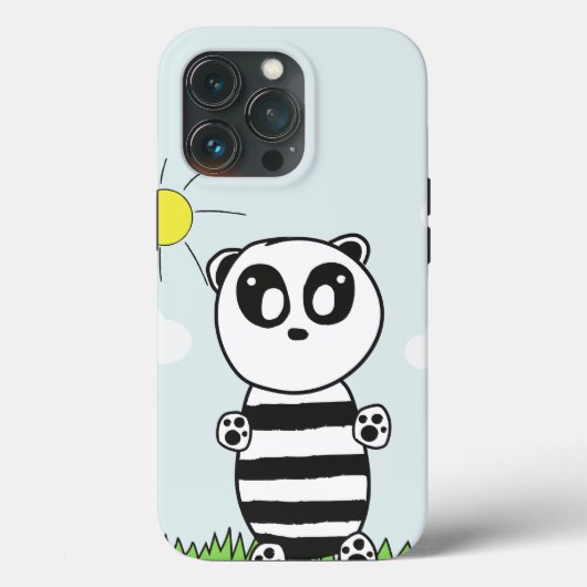 Süße Panda-Illustration Case-Mate iPhone Hülle (Rückseite)