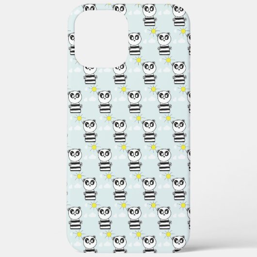 Süße Panda-Illustration Case-Mate iPhone Hülle (Rückseite)