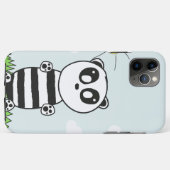Süße Panda-Illustration Case-Mate iPhone Hülle (Rückseite (Horizontal))