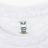 Süße Panda-Illustration Etiketten (Befestigt)