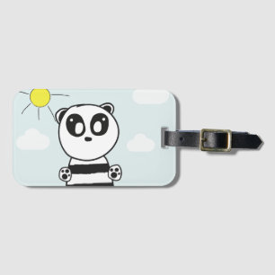 Süße Panda-Illustration Gepäckanhänger