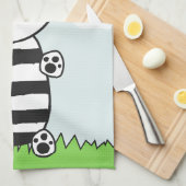 Süße Panda-Illustration Geschirrtuch (Viertel Falte)