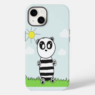 Süße Panda-Illustration iPhone 14 Hülle