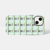 Süße Panda-Illustration iPhone Hülle (Rückseite (Horizontal))